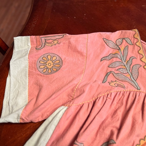 Sunday Up Embroidered Mini Dress Sz L NWT - Picture 4 of 6